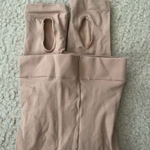 Nude, dance tights